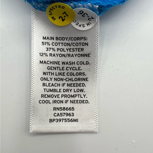 B.P. Blue V-neck T-shirt - new with tags - Large - Picture 8 of 9